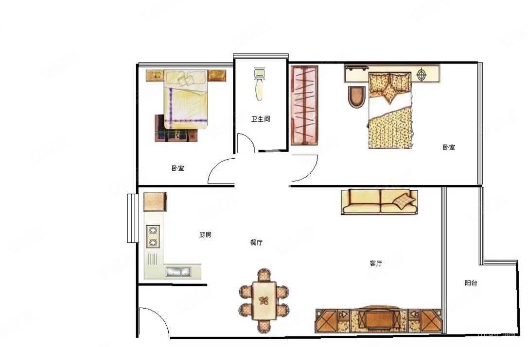 联发臻品3室2厅1卫79㎡南138万