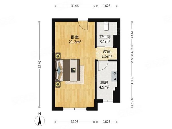 【多图】大宅风范城,江桥新城租房,急租13号线金运路地铁站 附近商圈