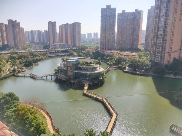 泉州晋江桥南片区百信御江帝景二期实拍,看湖大4房,百信御江帝景2期