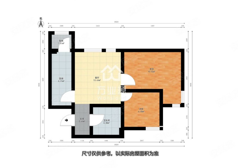 京达明居(南区)2室1厅1卫68.43㎡南68万