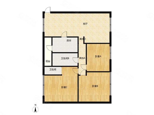 广州白云黄石南悦花苑南悦花苑 3室1厅1卫 88平 电梯房 配套齐全出租