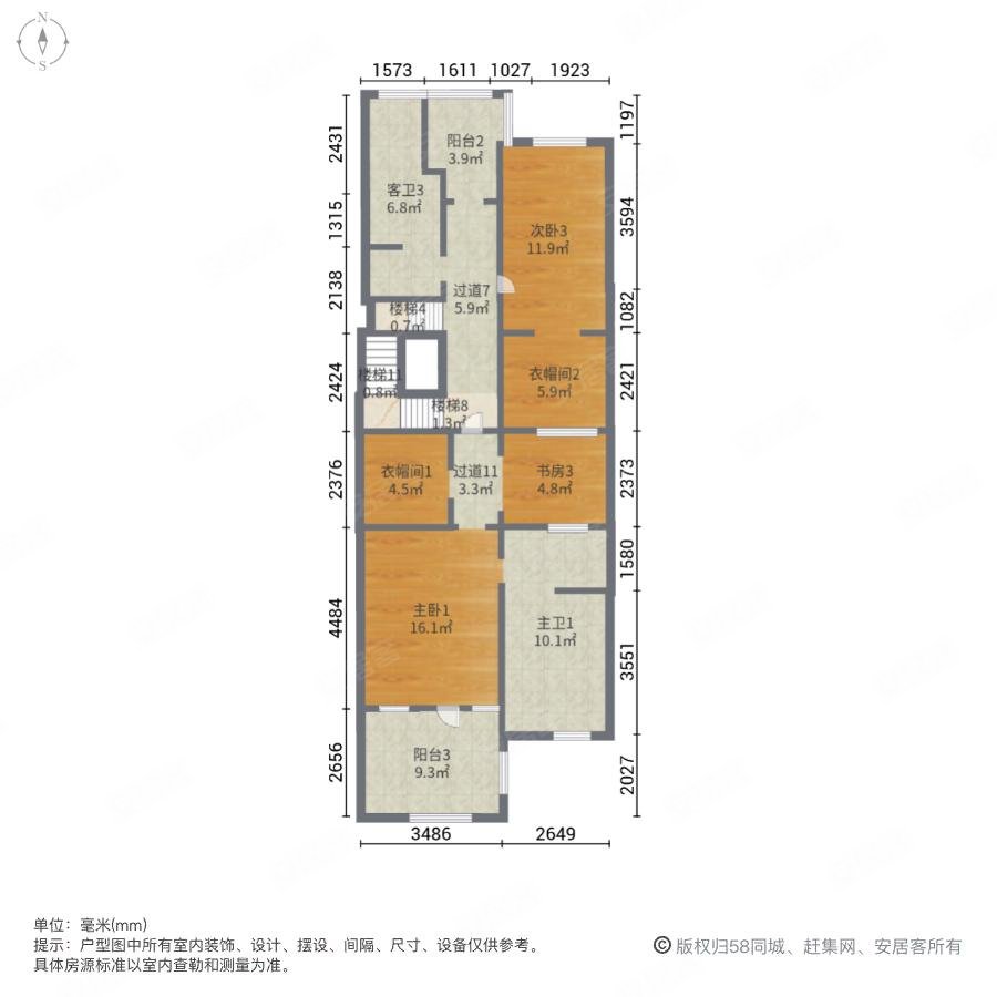 林溪湾(别墅)4室2厅2卫245.55㎡南北580万