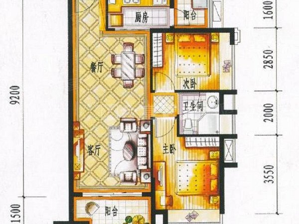 广州荔湾坑口芳和花园房东急租 芳和花园 南向望花园 保养新净 坑口