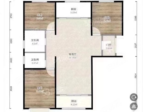 北京朝阳百子湾广华新城国贸双井合生汇大郊亭广华新城5号院南北通透