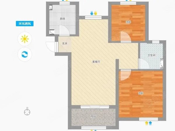 上海浦东临港新城宜浩欧景宜浩欧景 2室2厅1卫 南北通透 配套齐全