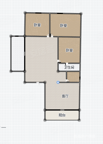 (真实保证)东华园3室,东华园二手房,160万,3室2