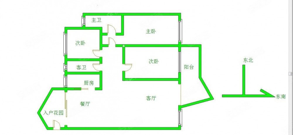 滨海湾1号3室2厅2卫144.56㎡东南88万