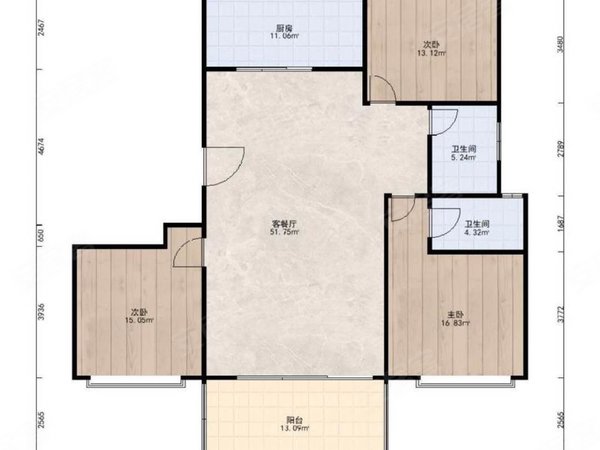 塘栖嘉凯城对面 三中旁 精装修 电梯房 2100月免物业费