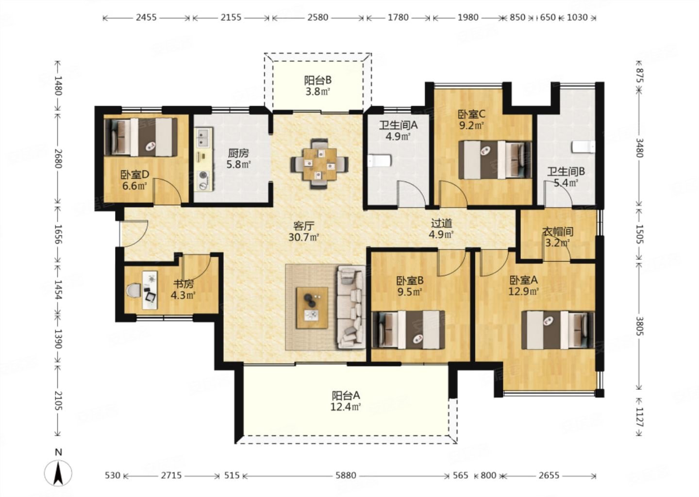 长沙房产网>长沙二手房>望城二手房>月亮岛二手房>润和天地印湘江>