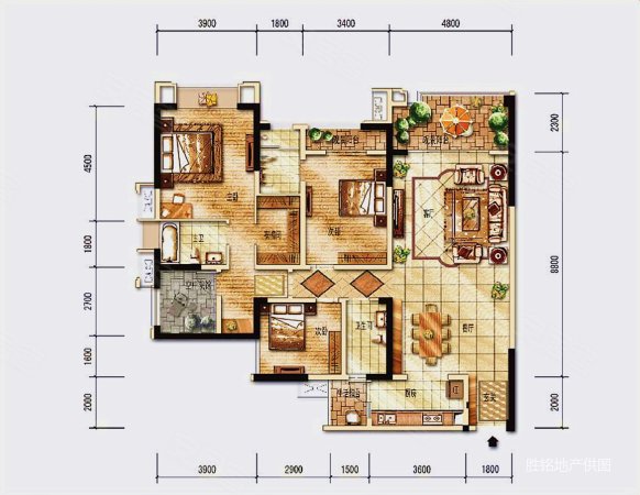 无税新房 二办旁紫御兰庭 142平清水套四 速度约