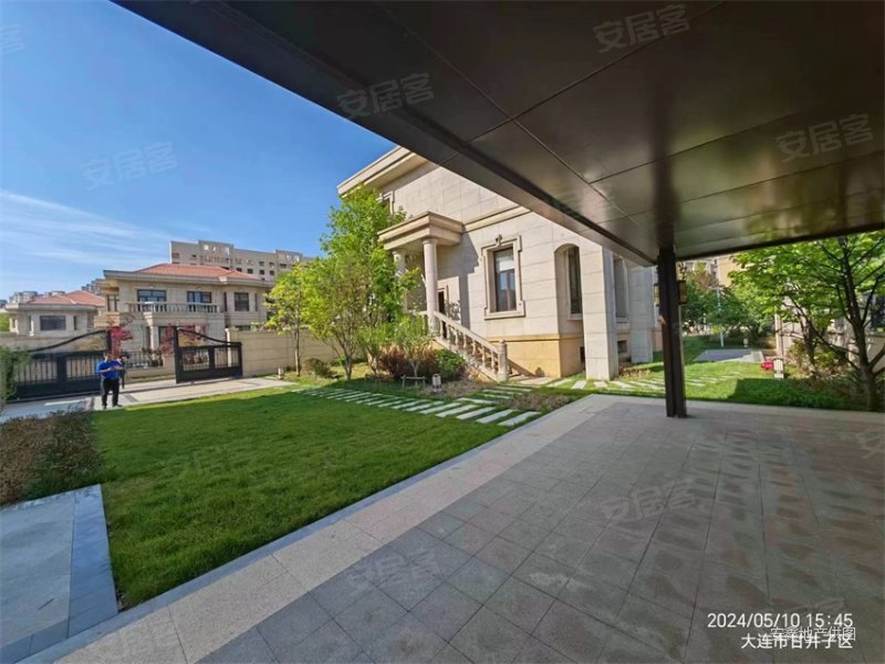 大连中心城区 真独栋别墅 900平大院 地上车库,福佳新城(别墅)二手房