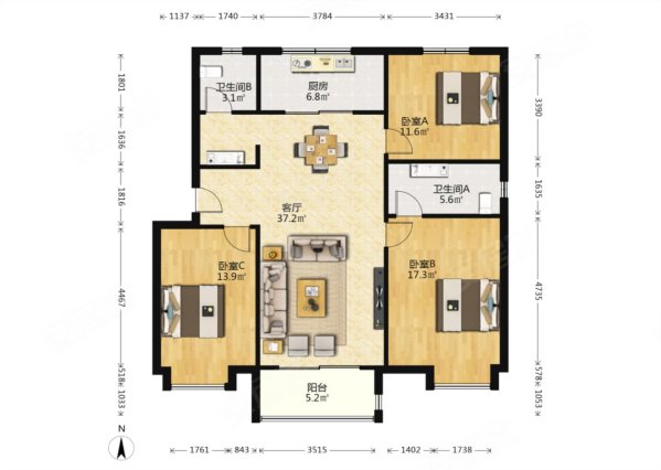 真爱万科公园华府两梯三户次新小区中间楼层