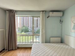 北京朝阳望京免押月付 蓝色家园 房况不错 落地窗两居 有密码 随时看出租房源真实图片