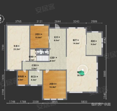 锦绣钱塘5室2厅4卫499.38㎡南998万