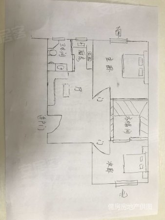 崔东社区2室1厅1卫46㎡南北20.8万