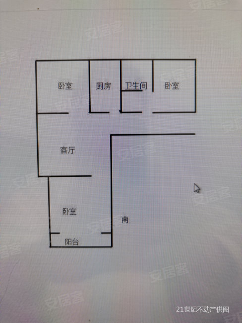 顺达嘉园3室2厅1卫119㎡南北59.8万