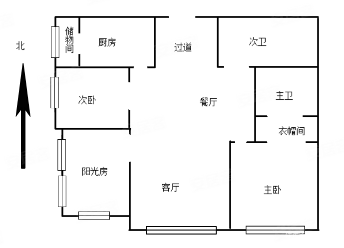 招商津湾天玺3室2厅2卫259.93㎡西南1200万