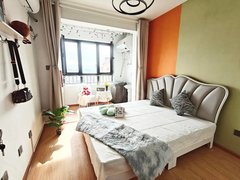 泰安岱岳粥店街道实拍！万达市民之家火车站精装阳光房空间大干净出行便利出租房源真实图片