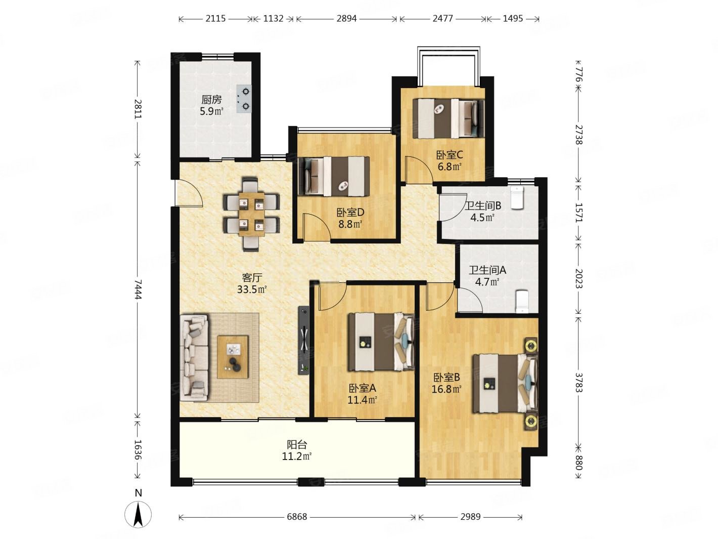 小高层高区万科物业金隅府上皆人物