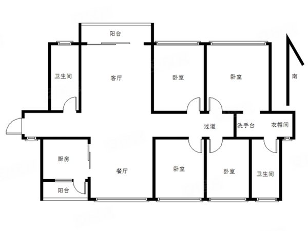 深圳龙华龙华中心区华盛珑悦高档花园小区,南北通透大4房,高楼层视野
