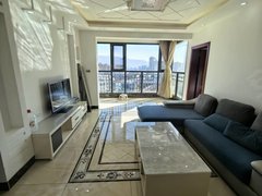 曲靖宣威周边北万盛国际一区90平二室二厅一卫带家具家电电梯房停车方便出租房源真实图片