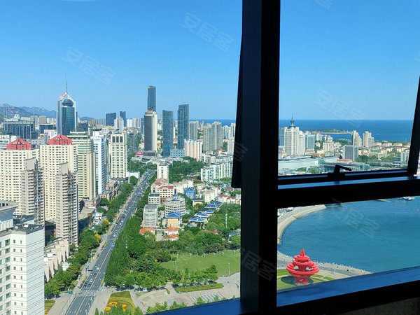 【多图】海逸天成,东海西路租房,精装海景房 俯瞰奥帆五四全景 紧邻