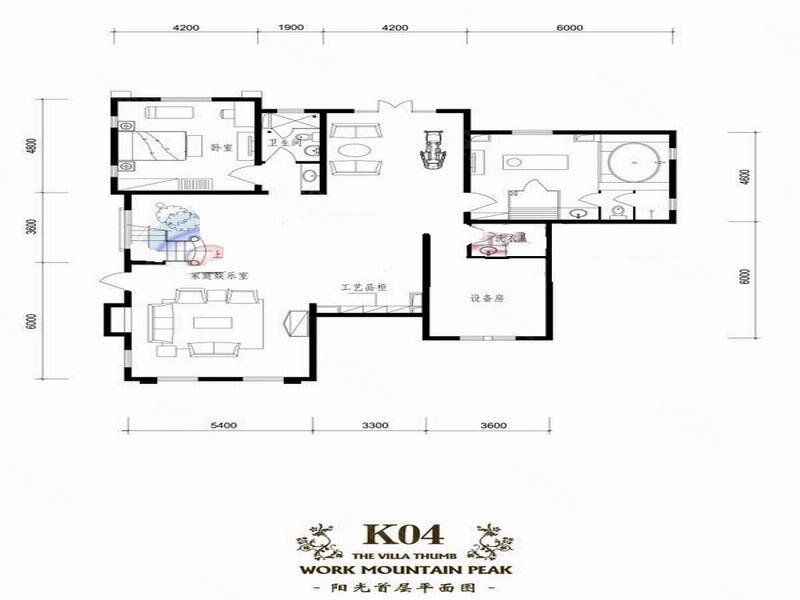 珠江壹千栋6室3厅4卫503㎡南北1990万