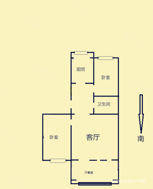 兴云小区3室1厅1卫85.89㎡南北139万