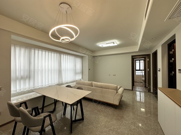 金华金东多湖江秀花园万达商圈，阅云台现代风三室，大横厅，光南中学旁，拎包入住出租房源真实图片