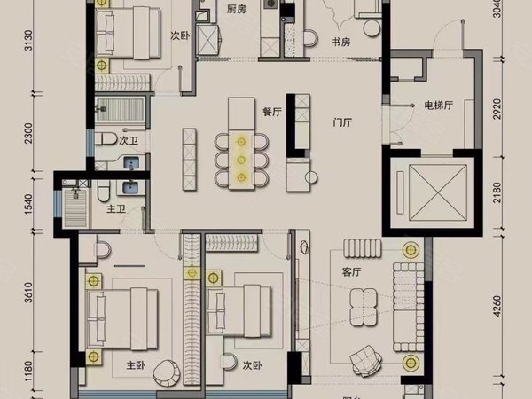 西安未央皂河公园盛景直租 主卧独卫西窑头地铁口新桥市场公园盛景