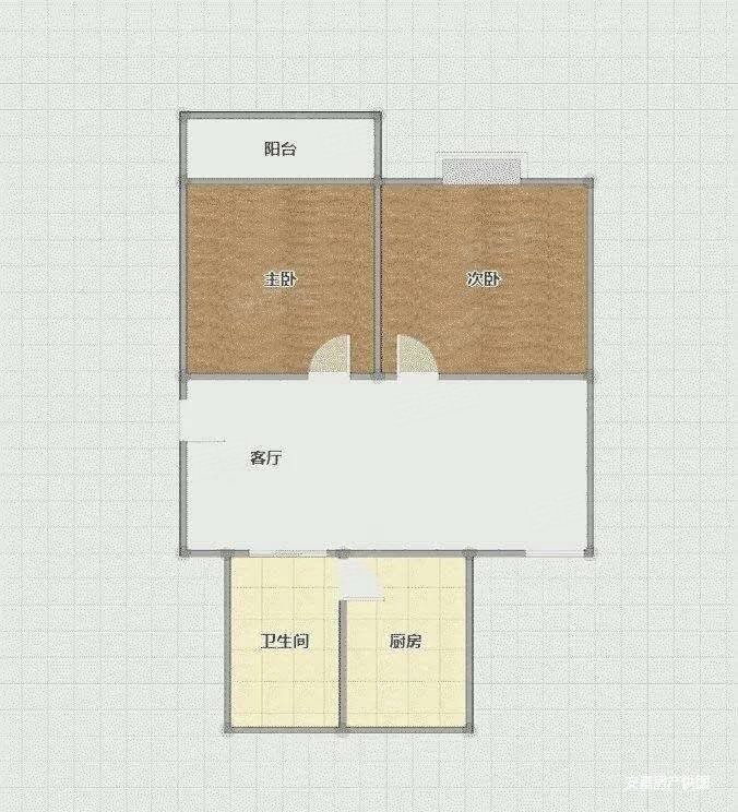 新家园小区B组团2室1厅1卫72.74㎡南16.5万