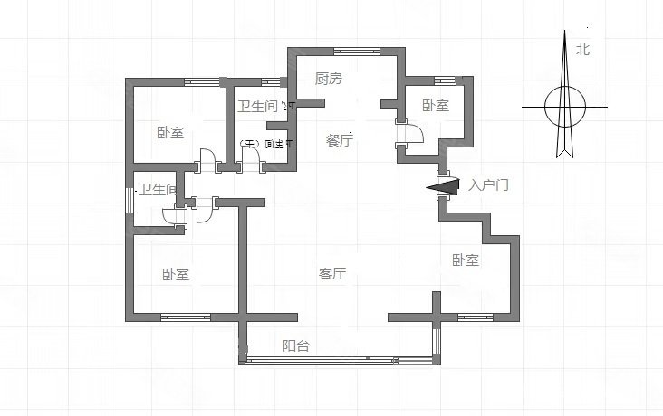 邹城东海院子4室2厅2卫130㎡南北122万
