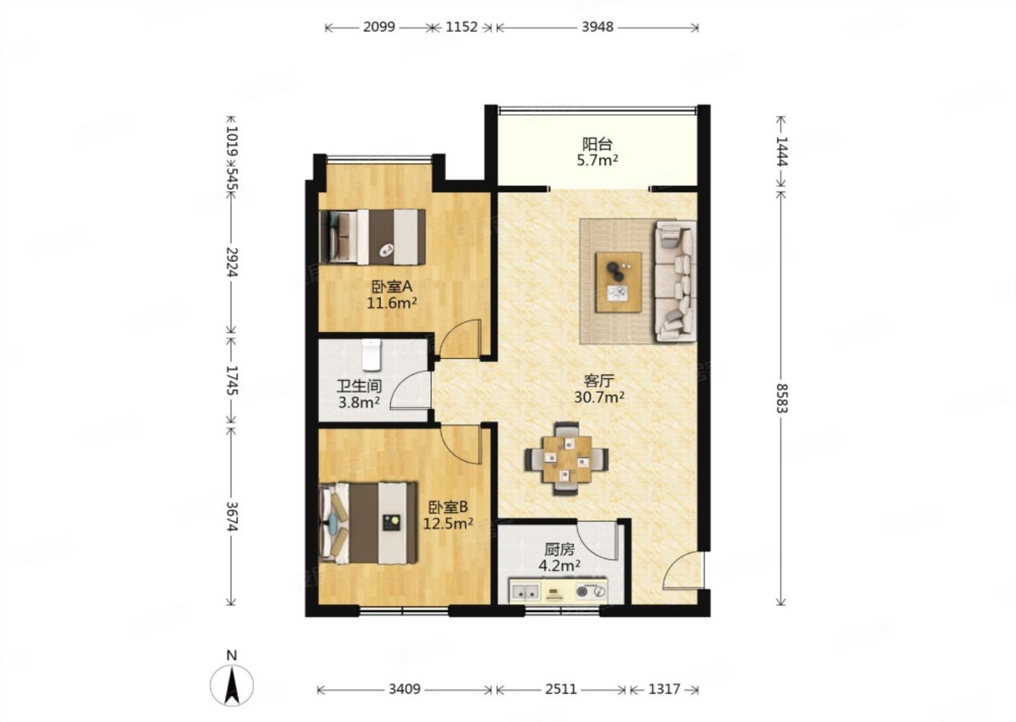 凤城六路旭景兴园满三满二4号线地铁口卜蜂莲花可按揭