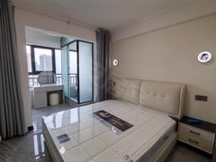 亳州谯城亳州万达广场滨江一号，道东黉学方圆荟附近一室一卫大阳台，设备齐全拎包入住出租房源真实图片