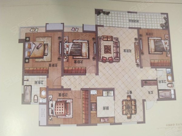 临沂北城新区五洲湖圣兰菲诺(公寓住宅)圣兰菲诺电梯洋房顶楼复式 带