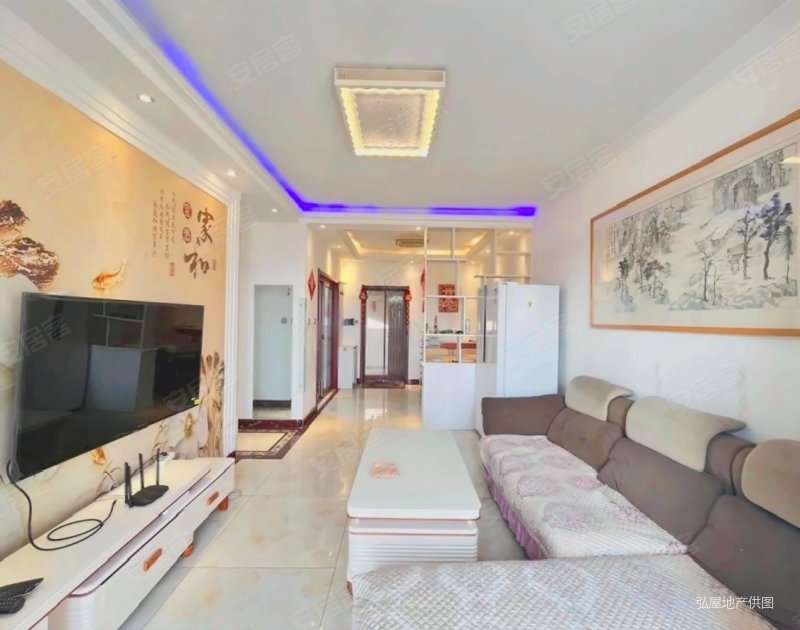 53平米,中建锦绣兰庭(一期)二手房,100万,3室2厅,1卫,90.