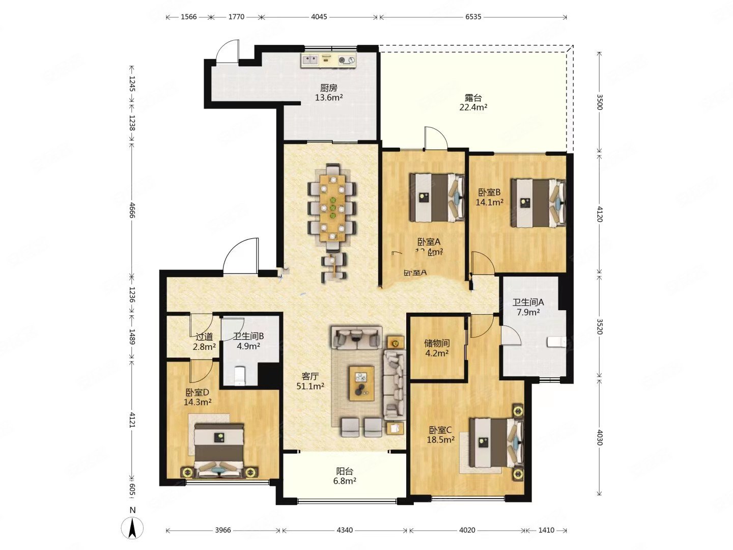 法拍一口价建业天筑234平447万郑州住宅天花板