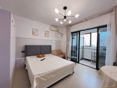 紫阳地铁口二号线王庄精装小公寓带阳台（押一，可短租）设备齐全