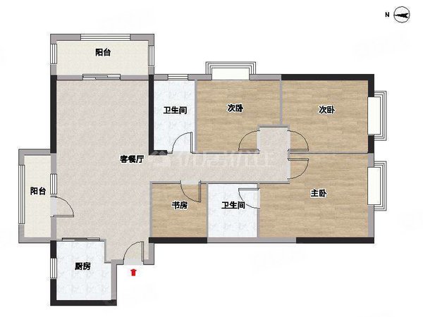 南宁西乡塘北湖鑫邦华府真图实价鑫邦华府4房空房 大唐天成大嘉汇优活