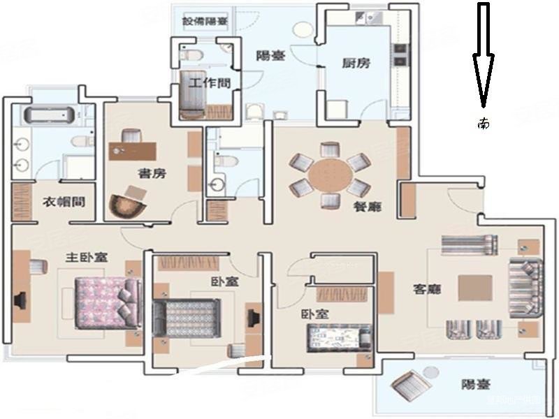 交通便捷,仁恒河滨花园二手房,2260万,4室2厅,2卫,216平米-上海安居客