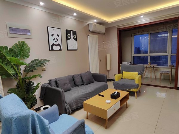 西安经开区北客站兴隆苑急租 红会医院地铁口 西安北站 两室精装 家电