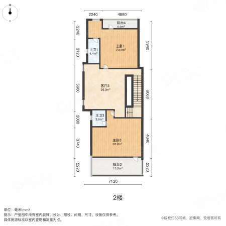 河峰东方墅5室4厅4卫293.52㎡南450万