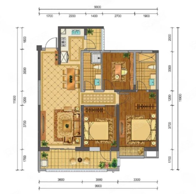 户型 户型图 平面图 657_650