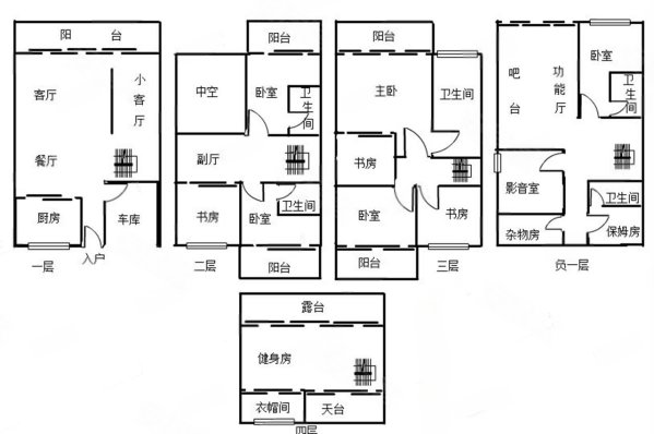 观湖园(别墅)7室3厅6卫278.72㎡南1500万