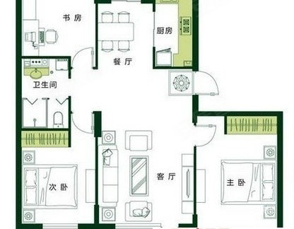 美盛观邸3室2厅2卫109㎡东39万