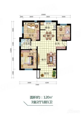 康城花园御祥苑5室3厅2卫260㎡南北210万