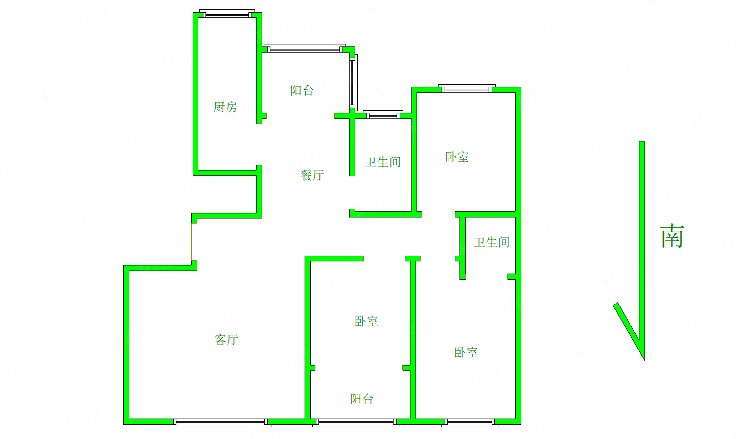 明珠花园户型图瑞昌图片