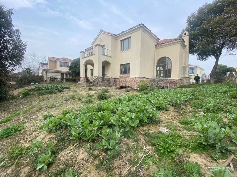 檀香园南临水独栋别墅纯毛坯花园占地1亩看房方便