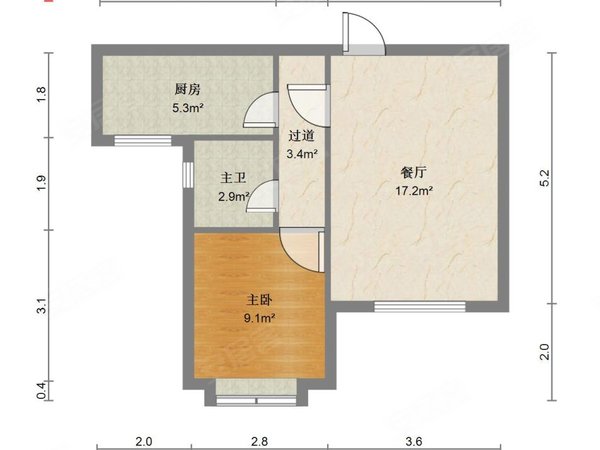 唐山路北唐山一中骏兴园火车站 骏兴园 1室1厅1卫 60平 电梯房 配套