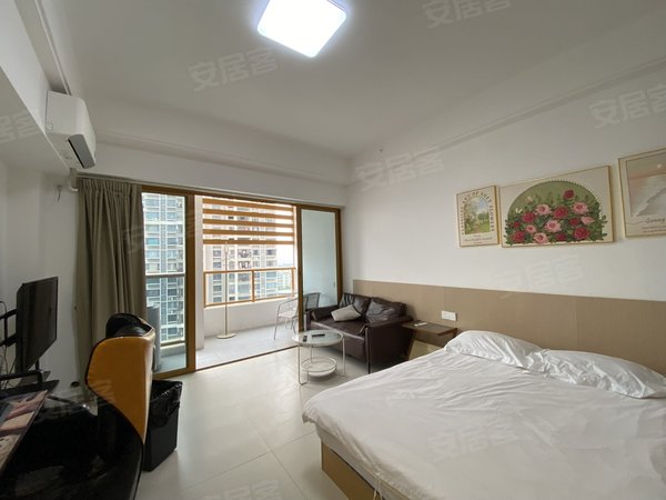 江门蓬江义乌广场岭南印象双龙地段，岭南印象公寓，11楼，有阳台，温馨装修，家电齐全，出租房源真实图片